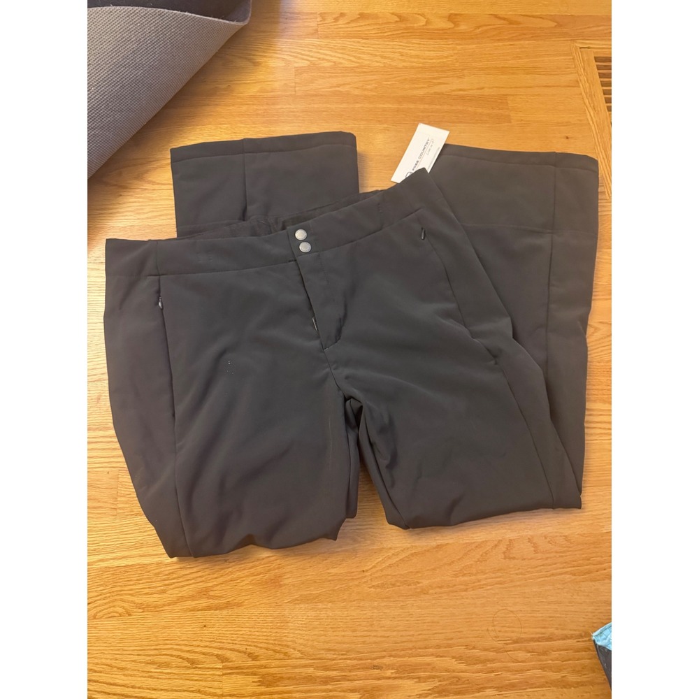 Free Country Women's XL Softshell Ski Snow Pants Charcoal gray NWT